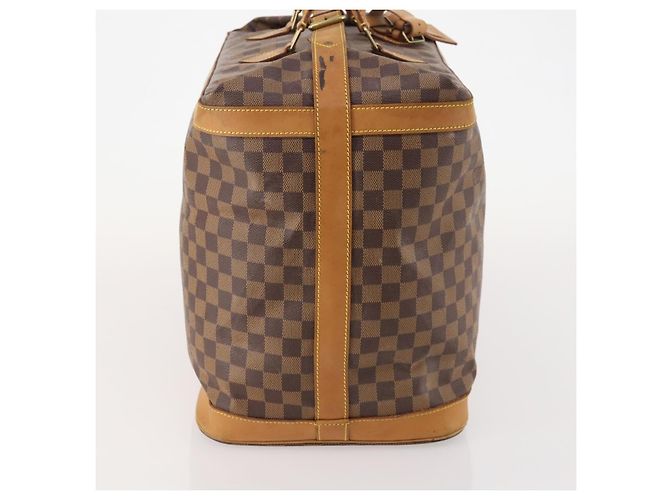 LOUIS VUITTON Bolsa Boston 45 Damier Ebene 100º Aniversário N41160 LV Auth mr2279 - vista 4