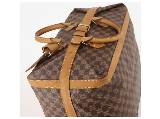 LOUIS VUITTON Bolsa Boston 45 Damier Ebene 100º Aniversário N41160 LV Auth mr2279 - vista 6