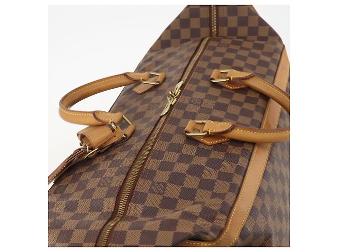 LOUIS VUITTON Bolsa Boston 45 Damier Ebene 100º Aniversário N41160 LV Auth mr2279 - vista 8
