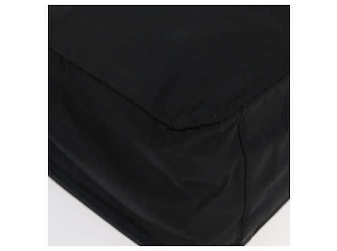 PRADA Borsa a mano in nylon nero argento Auth 175269 - vista 9