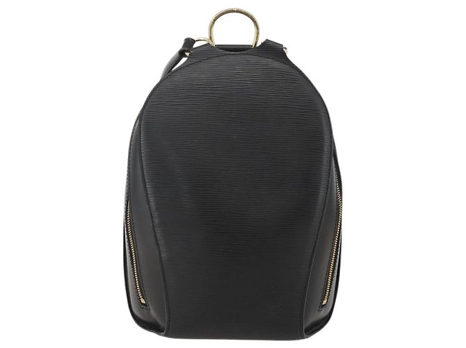 LOUIS VUITTON Zaino Epi Mabillon Nero M52232 LV Auth YKZ1538 - vista 13