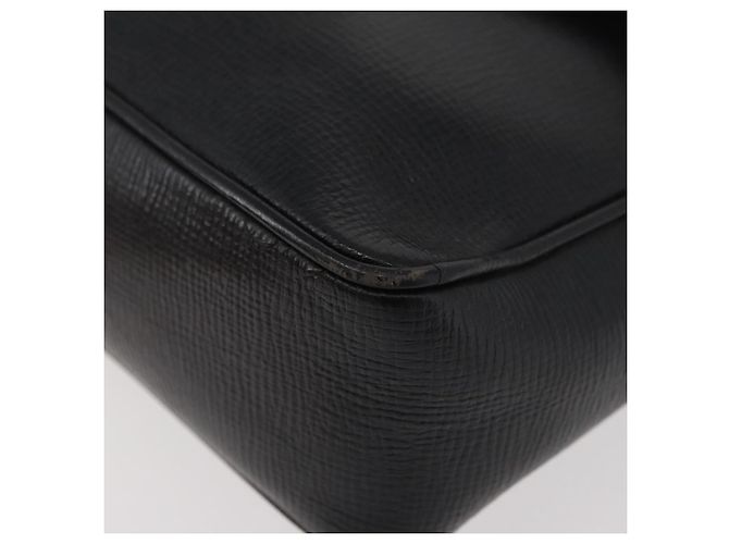 Céline Borsa a Spalla CELINE Circle in Pelle Nera e Oro Auth YKZ1232A Nero D'oro - vista 14