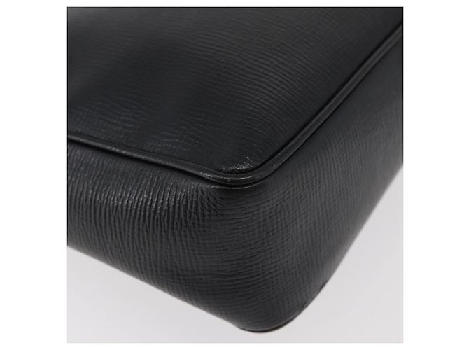 Céline Borsa a Spalla CELINE Circle in Pelle Nera e Oro Auth YKZ1232A Nero D'oro - vista 15