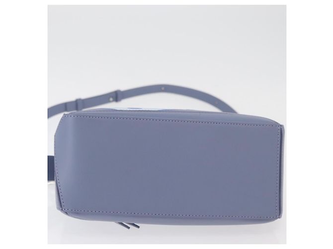 LOEWE - Borsa Puzzle Ghibli Castello Errante di Howl Calcifer 2way Blu Auth 158612SM Argento Blu chiaro - vista 5
