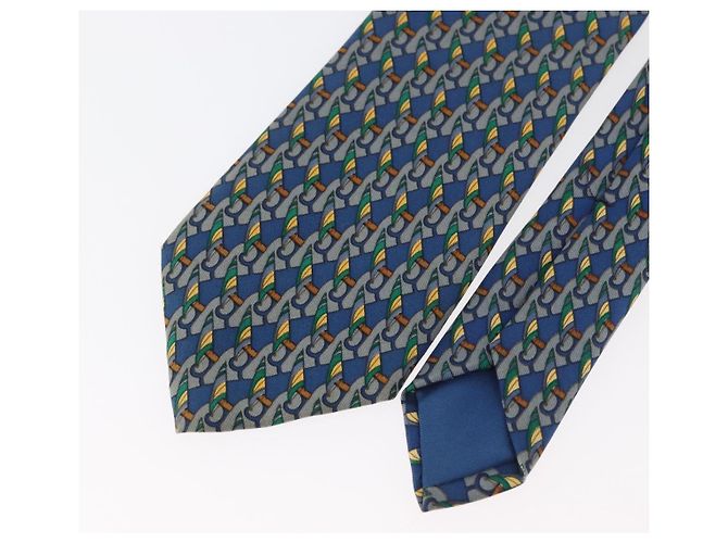 Hermès HERMES Necktie Silk Blue Auth 174885A - view 3
