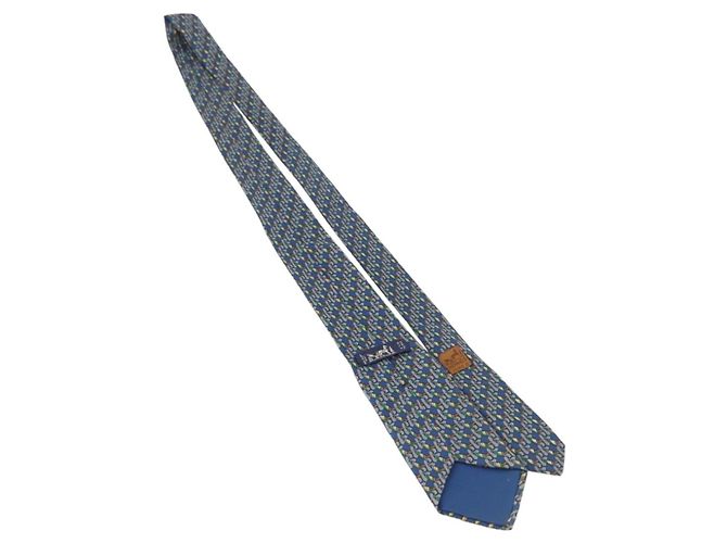 Hermès HERMES Necktie Silk Blue Auth 174885A - view 8
