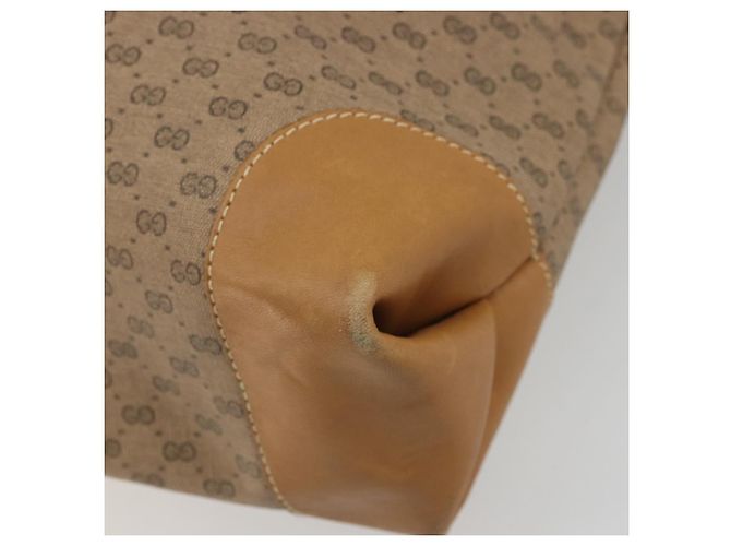 Borsa Sherry Line in PVC Beige Micro GG Supreme Web di GUCCI 002 904 0131 Auth 175744 D'oro - vista 15