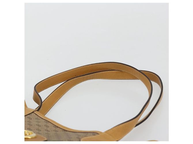Borsa Sherry Line in PVC Beige Micro GG Supreme Web di GUCCI 002 904 0131 Auth 175744 D'oro - vista 8