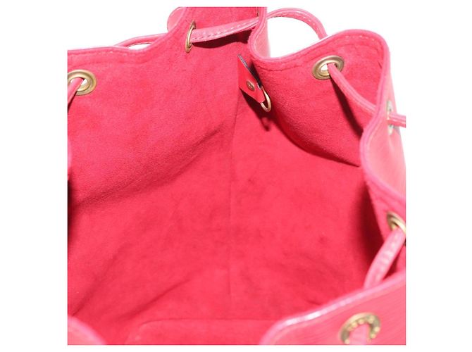 LOUIS VUITTON Borsa a Spalla Epi Noe Rossa M44007 LV Auth 157474 Rosso - vista 20