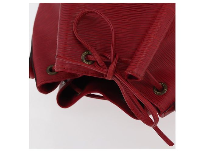 LOUIS VUITTON Borsa a Spalla Epi Noe Rossa M44007 LV Auth 157474 Rosso - vista 6