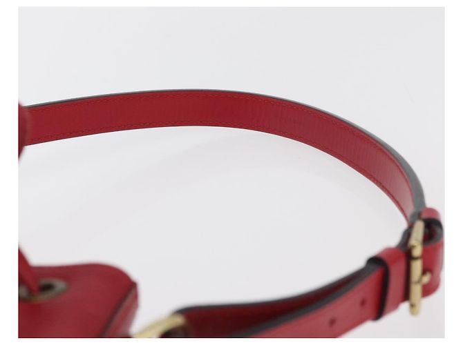 LOUIS VUITTON Borsa a Spalla Epi Noe Rossa M44007 LV Auth 157474 Rosso - vista 8