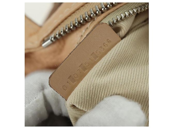 Chloé Borsa a mano Chloe Paddington in pelle beige oro argento autentica am11351SAV D'oro - vista 11