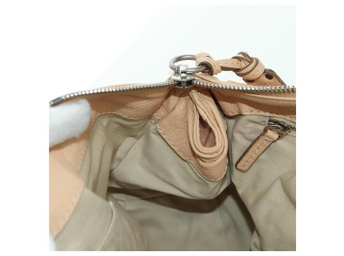 Chloé Borsa a mano Chloe Paddington in pelle beige oro argento autentica am11351SAV D'oro - vista 22