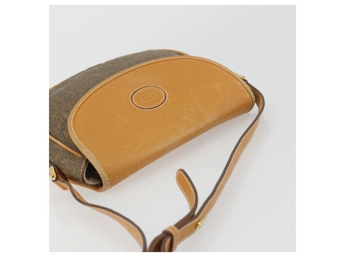 Borsa a Spalla GUCCI in Tela Beige Oro Auth 175367 D'oro - vista 6