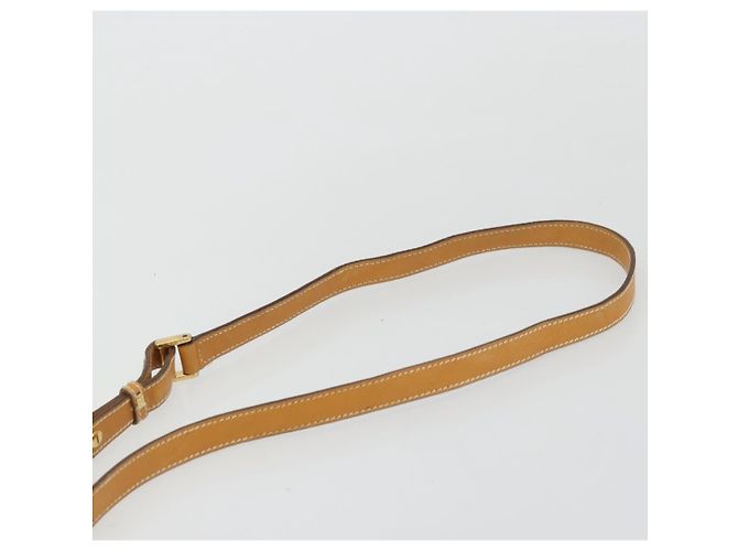 Borsa a Spalla GUCCI in Tela Beige Oro Auth 175367 D'oro - vista 8