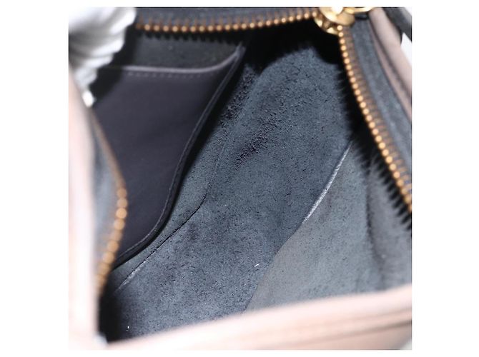 Coach Borsa a Spalla in Pelle Marrone Oro Auth 167197 D'oro - vista 19