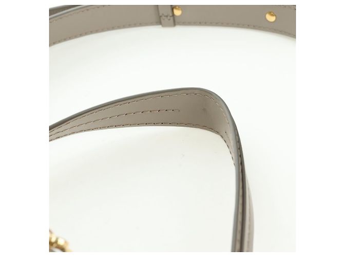Chloé Borsa a mano Chloe Abbey in pelle 2 in 1 beige oro argento autentica yk20329A - vista 14