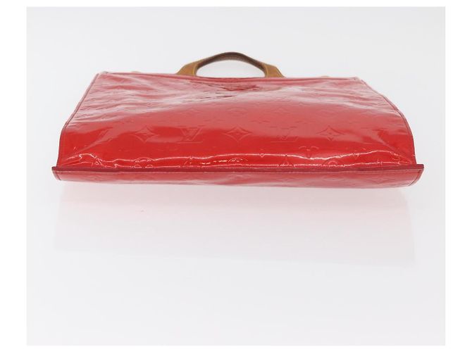 LOUIS VUITTON Borsa Tote Stanton Monogram Vernis Rossa M91078 LV Auth 176180 Rosso - vista 5
