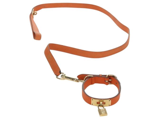Hermès HERMES Kelly Laisse pour Chien Cuir Auth YKZ1400V - vue 13