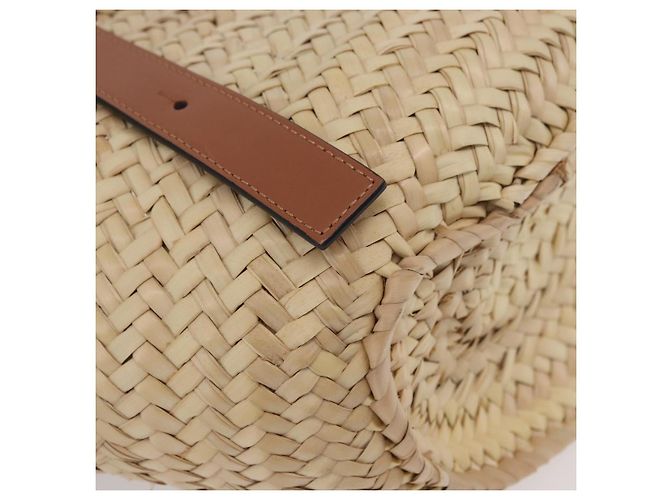 LOEWE - Cesto Ghibli Il Mio Vicino Totoro Borsa Soot Sprites Raffia Auth 158615SM Beige - vista 15
