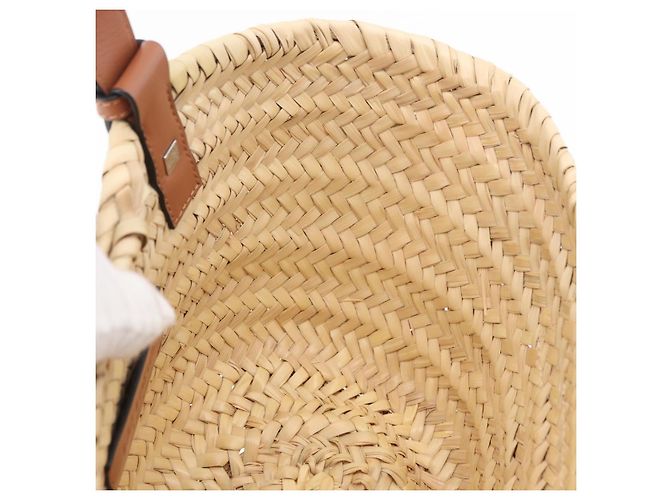 LOEWE - Cesto Ghibli Il Mio Vicino Totoro Borsa Soot Sprites Raffia Auth 158615SM Beige - vista 18