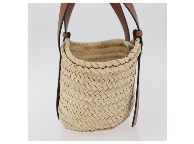 LOEWE - Cesto Ghibli Il Mio Vicino Totoro Borsa Soot Sprites Raffia Auth 158615SM Beige - vista 3