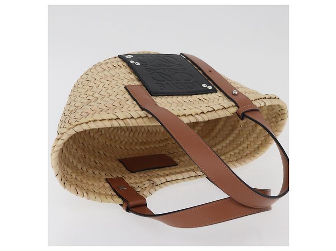 LOEWE - Cesto Ghibli Il Mio Vicino Totoro Borsa Soot Sprites Raffia Auth 158615SM Beige - vista 6