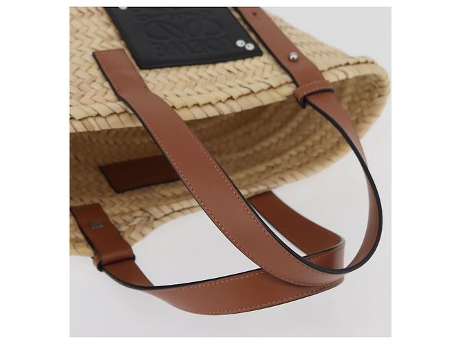 LOEWE - Cesto Ghibli Il Mio Vicino Totoro Borsa Soot Sprites Raffia Auth 158615SM Beige - vista 7