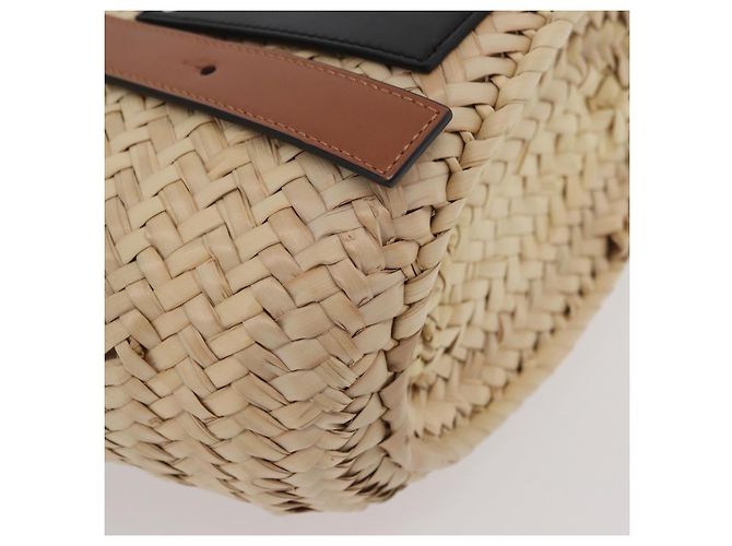 LOEWE - Cesto Ghibli Il Mio Vicino Totoro Borsa Soot Sprites Raffia Auth 158615SM Beige - vista 9