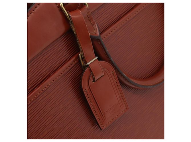 LOUIS VUITTON Borsa a Mano Epi Riviera Marrone M48183 LV Auth 176461 - vista 18