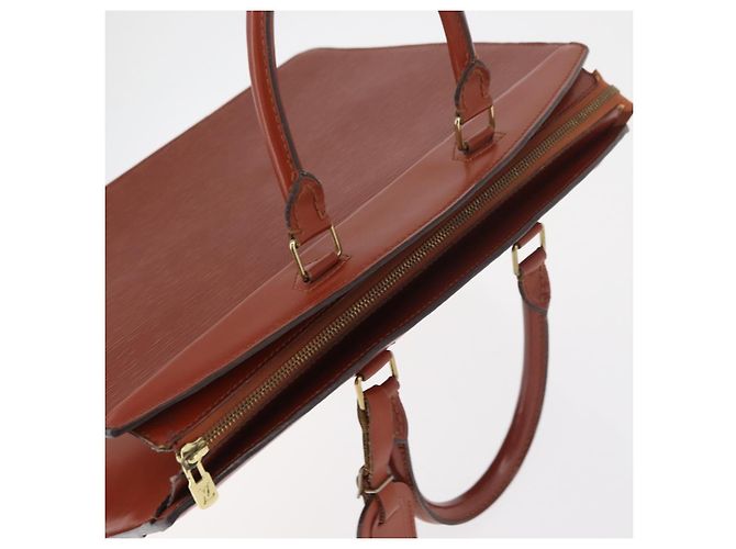 LOUIS VUITTON Borsa a Mano Epi Riviera Marrone M48183 LV Auth 176461 - vista 6