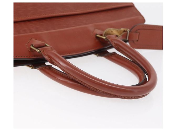 LOUIS VUITTON Borsa a Mano Epi Riviera Marrone M48183 LV Auth 176461 - vista 7