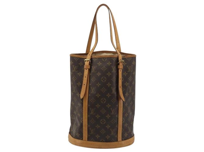 LOUIS VUITTON Borsa a Spalla Monogram Bucket GM M42236 LV Auth hk3397 Monogramma - vista 2