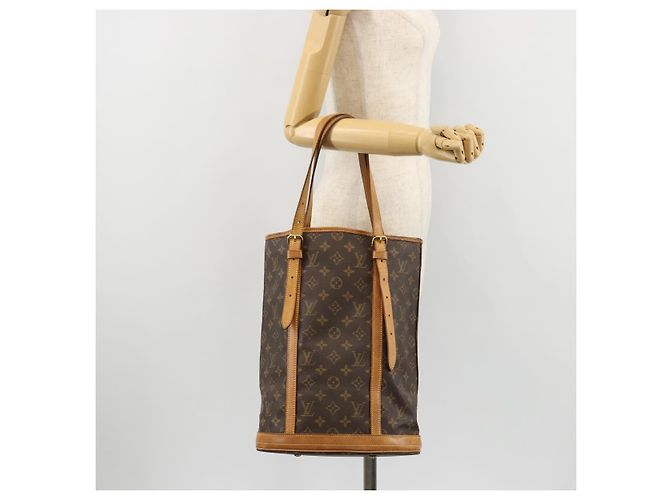 LOUIS VUITTON Borsa a Spalla Monogram Bucket GM M42236 LV Auth hk3397 Monogramma - vista 23