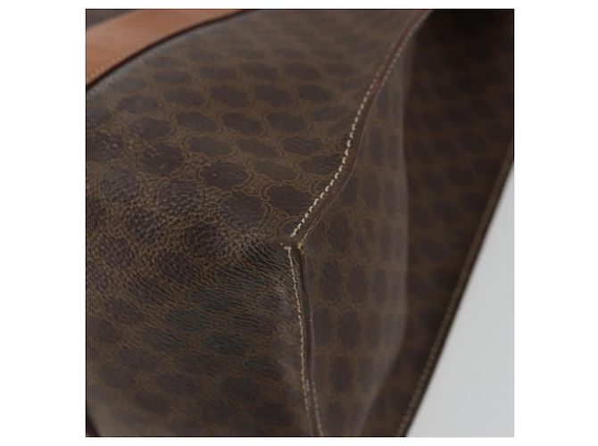 Céline Borsa tote in tela Macadam CELINE in pelle PVC marrone oro Auth BA12120 D'oro - vista 15
