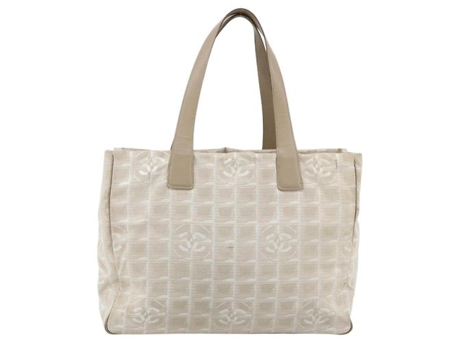 CHANEL Nuova Borsa Tote da Viaggio Nylon Rosa Oro CC Auth BA12073A D'oro - vista 13