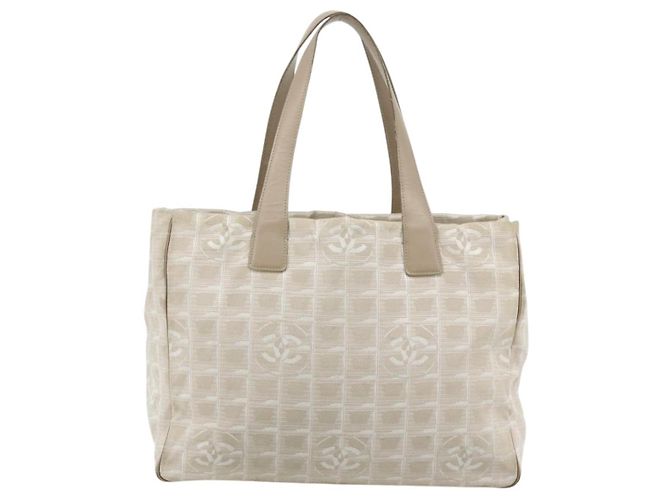 CHANEL Nuova Borsa Tote da Viaggio Nylon Rosa Oro CC Auth BA12073A D'oro - vista 2