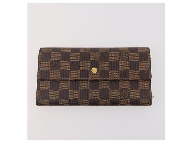 LOUIS VUITTON Damier Ebene Langbörse 2 Set LV Auth BA12175 - Ansicht 10