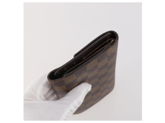 LOUIS VUITTON Damier Ebene Langbörse 2 Set LV Auth BA12175 - Ansicht 12