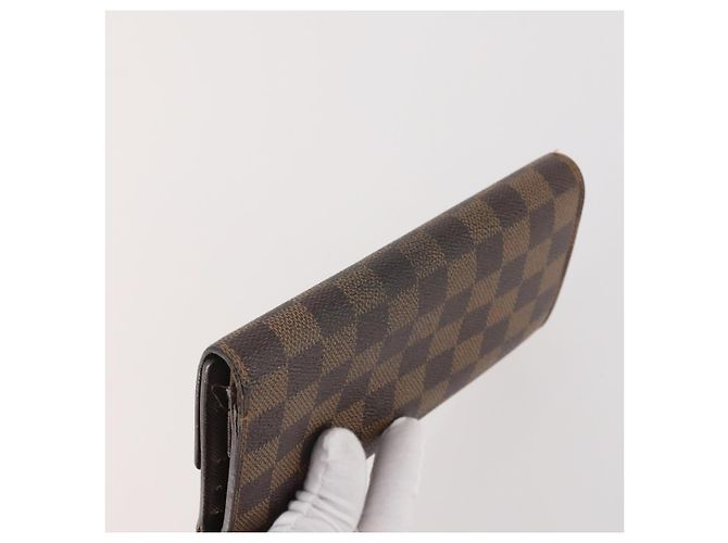 LOUIS VUITTON Damier Ebene Langbörse 2 Set LV Auth BA12175 - Ansicht 13
