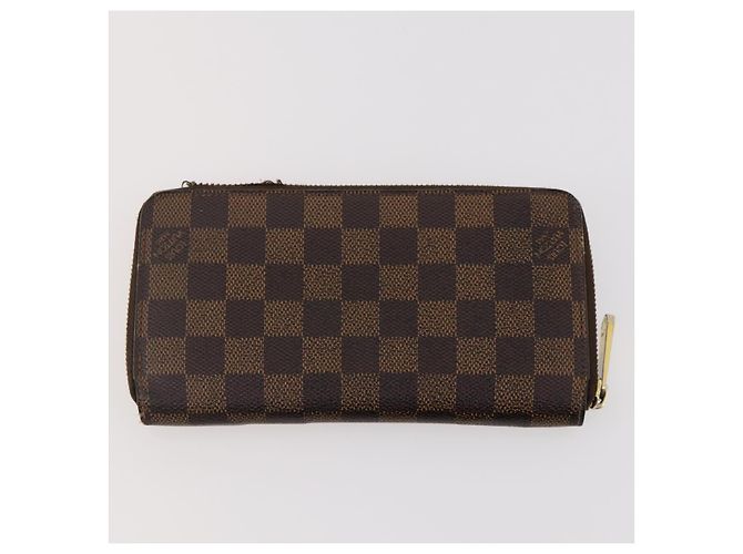 LOUIS VUITTON Damier Ebene Langbörse 2 Set LV Auth BA12175 - Ansicht 3