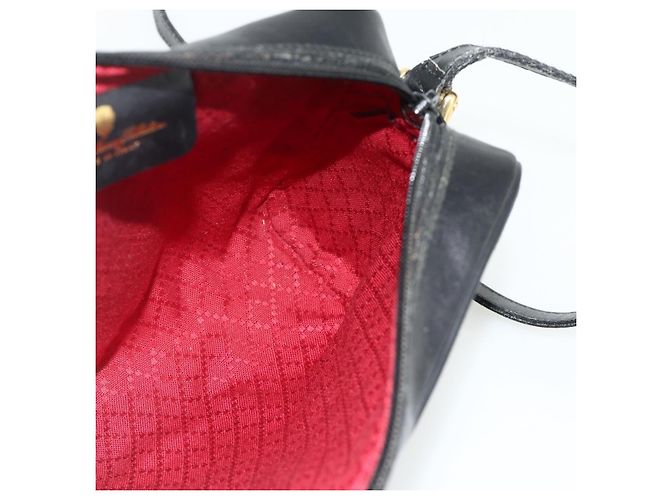 Borsa a Spalla Gucci GG Canvas Web Sherry Line Nero Oro Rosso 010 378 Auth 176476A D'oro - vista 19