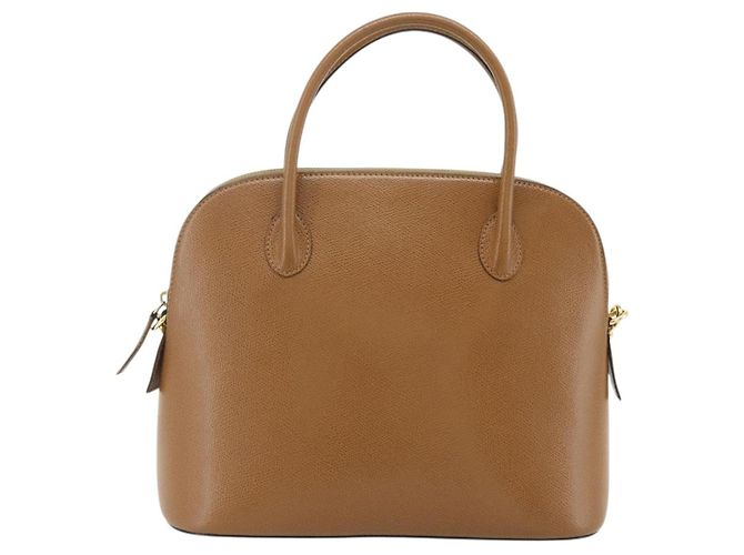 Céline Borsa a mano CELINE in pelle 2 in 1 marrone oro Auth 175201 D'oro - vista 13