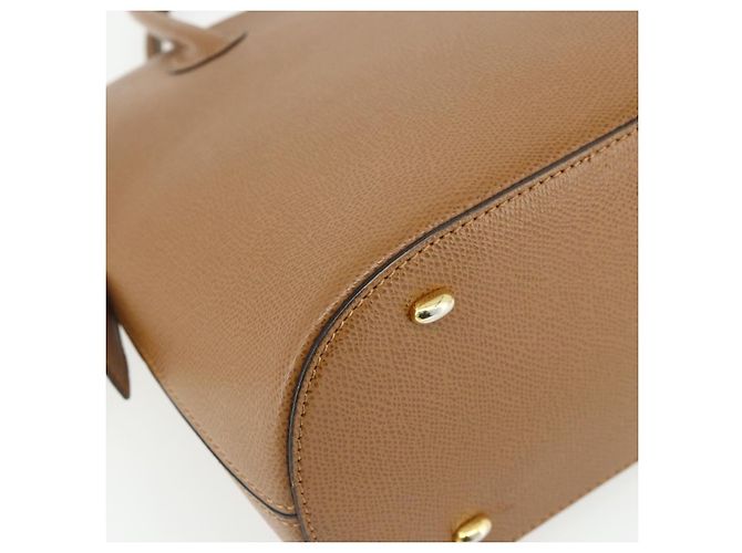Céline Borsa a mano CELINE in pelle 2 in 1 marrone oro Auth 175201 D'oro - vista 15