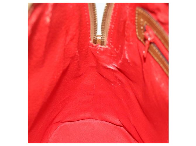 Céline Borsa a mano CELINE in pelle 2 in 1 marrone oro Auth 175201 D'oro - vista 19
