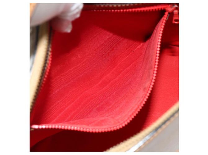 Céline Borsa a mano CELINE in pelle 2 in 1 marrone oro Auth 175201 D'oro - vista 21