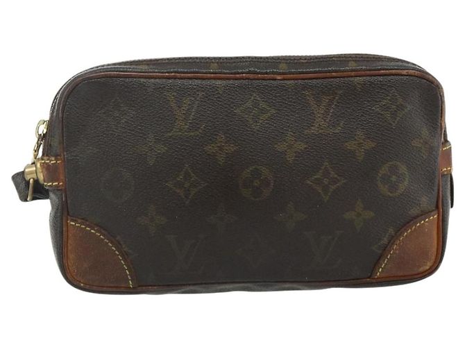 LOUIS VUITTON Clutch Marly Dragonne PM Monogram M51827 LV Auth ti3868 Monogramma - vista 13