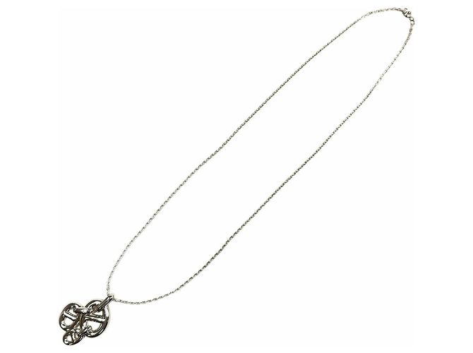 Hermès Collar Hermes Chaine d'Ancre Enchainée PM Plata - vista 4