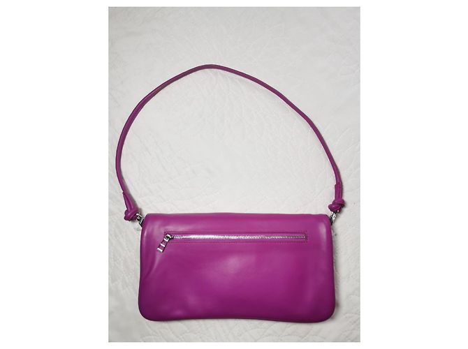 Clutch Rock Eternal Zadig & Voltaire pelle fucsia Fuschia - vista 2