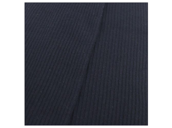 Stola in lana e cashmere Hermès in blu navy - vista 4